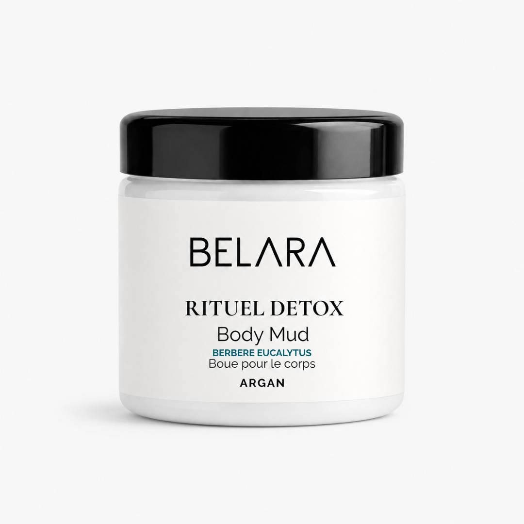BODY MUD BERBERE EUCALYTPUS | Rhassoul Clay aux plantes & eucalyptus