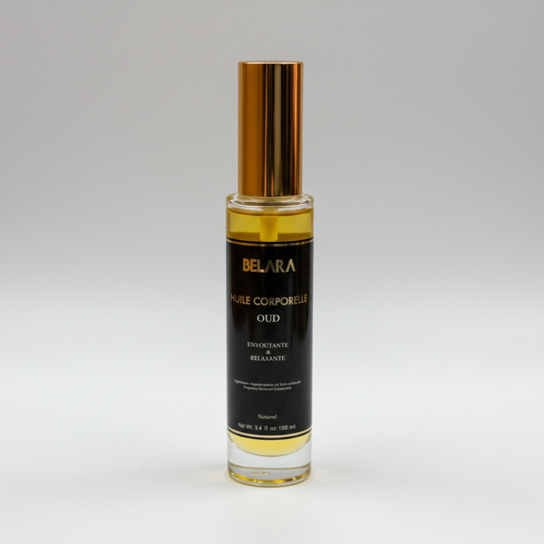 Huile de Massage Argan & Oud Bio | Envoûtante & Relaxante