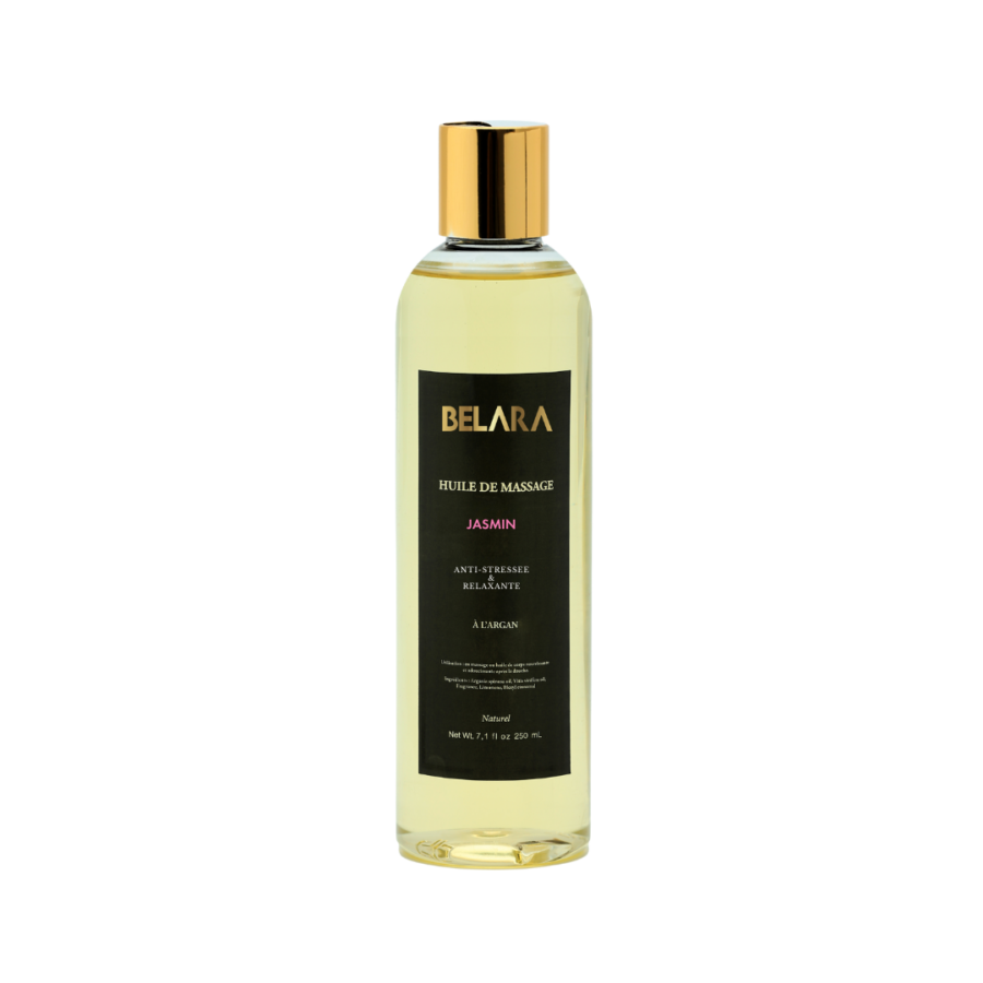 HUILE DE MASSAGE ARGAN & JASMIN Bio | Anti-Stresse