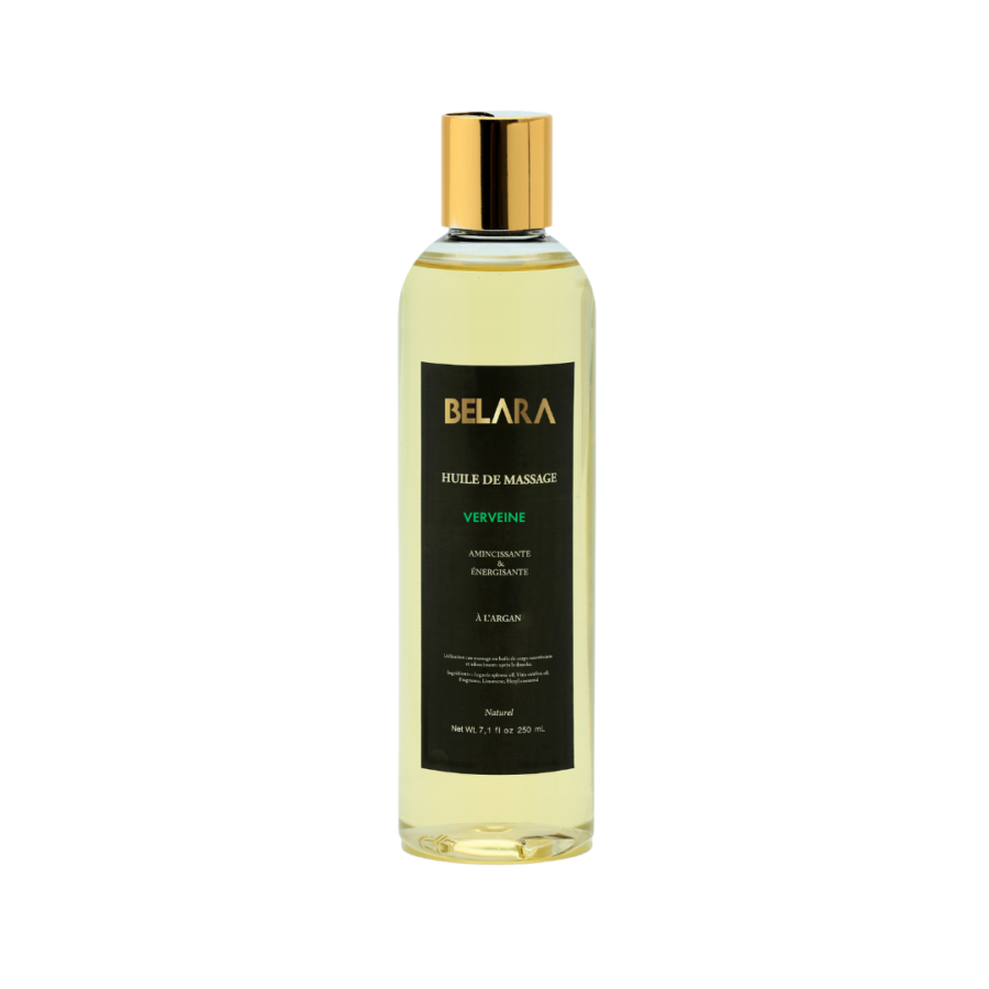 Huile de Massage Argan Verveine Bio | Amincissante & Énergisante