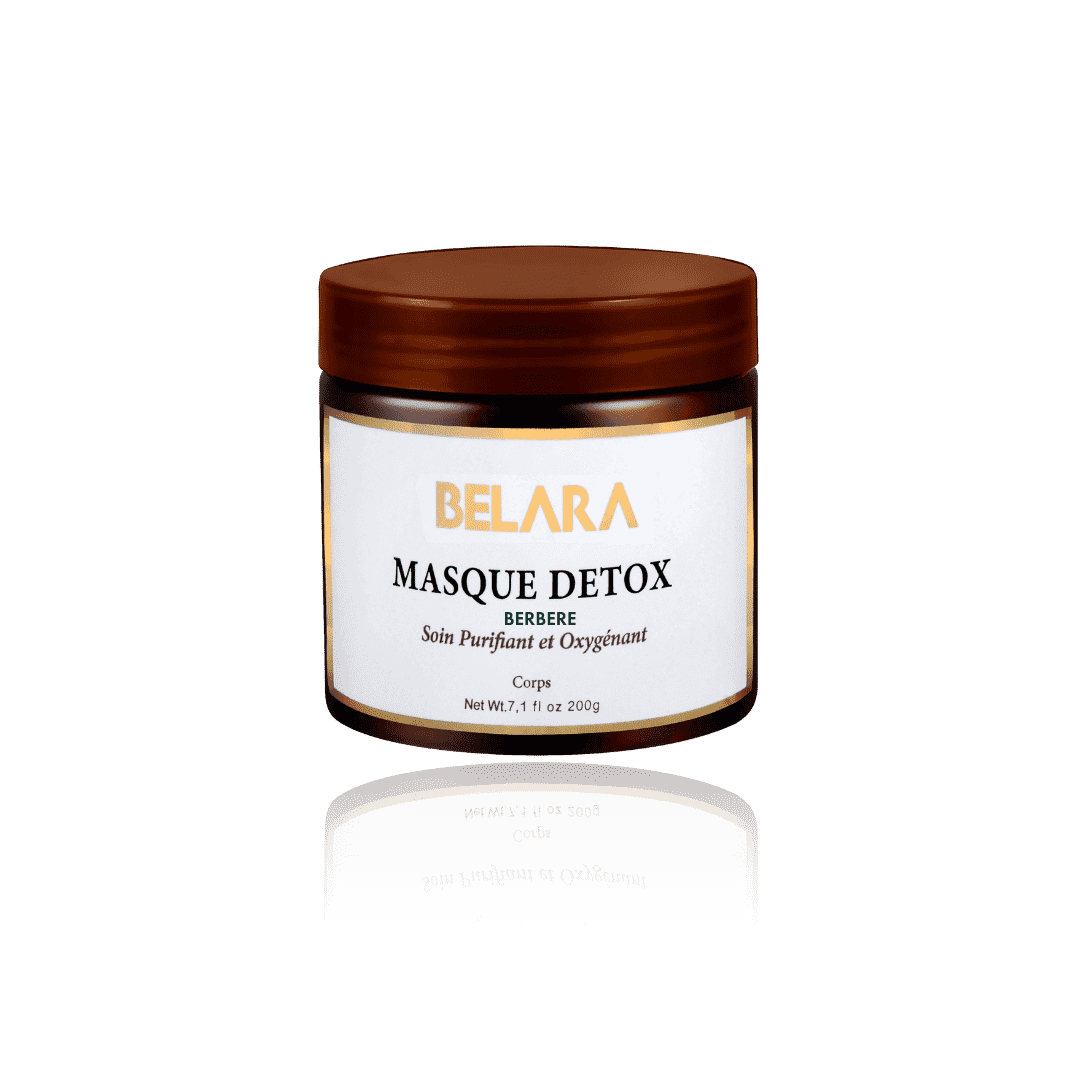 Masque Detox - BERBERE Ghassoul ventilé aux plantes & eucalyptus